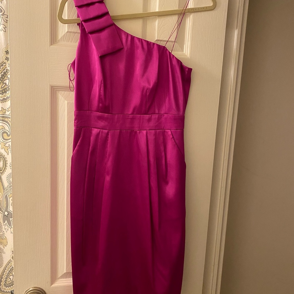 Adrianna Papell Boutique one shoulder, semi formal dress
